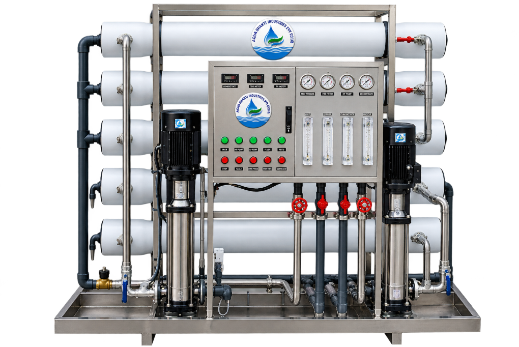 Aqua Shakti High Capacity Industrial RO & Membrane Plant